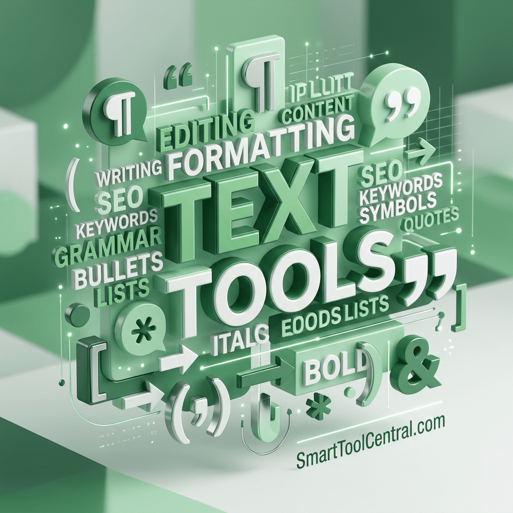 The Ultimate Guide to Text Tools: Cleaning, Analyzing, and Formatting